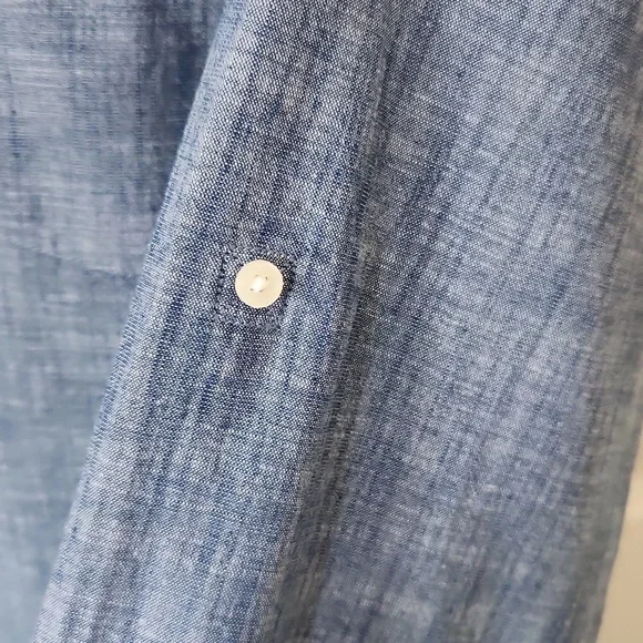 Tommy Hilfiger Blue Long Sleeve Shir sz XL - Picture 6 of 11